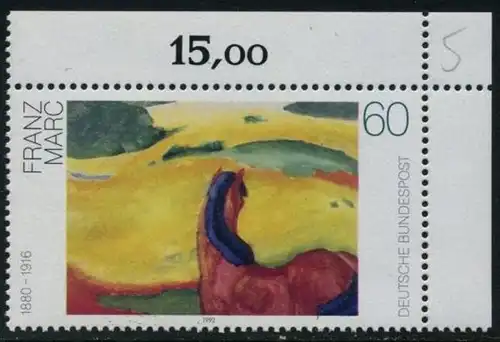 BUND 1992 Michel-Nummer 1617 postfrisch EINZELMARKE