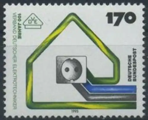 BUND 1993 Michel-Nummer 1648 postfrisch EINZELMARKE