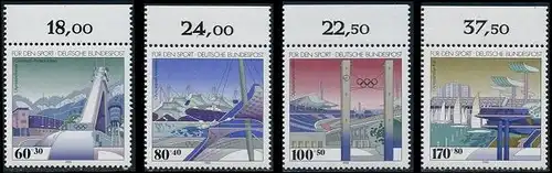 BUND 1993 Michel-Nummer 1650-1653 postfrisch SATZ(4) EINZELMARKEN RÄNDER oben (b)