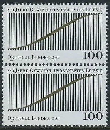 BUND 1993 Michel-Nummer 1654 postfrisch vert.PAAR