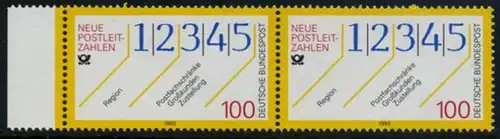 BUND 1993 Michel-Nummer 1659 postfrisch horiz.PAAR RAND links