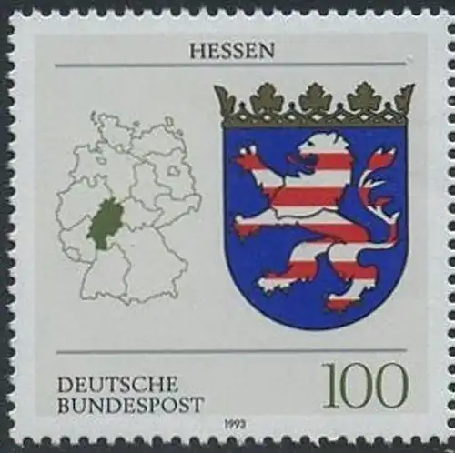 BUND 1993 Michel-Nummer 1660 postfrisch EINZELMARKE