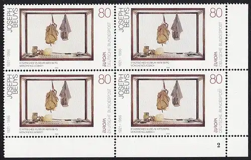 BUND 1993 Michel-Nummer 1673 postfrisch BLOCK ECKRAND unten rechts (FN)