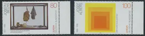 BUND 1993 Michel-Nummer 1673-1674 postfrisch SATZ(2) EINZELMARKEN RÄNDER rechts