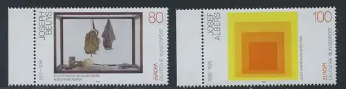 BUND 1993 Michel-Nummer 1673-1674 postfrisch SATZ(2) EINZELMARKEN RÄNDER links