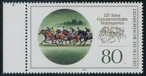 BUND 1993 Michel-Nummer 1677 postfrisch EINZELMARKE RAND links