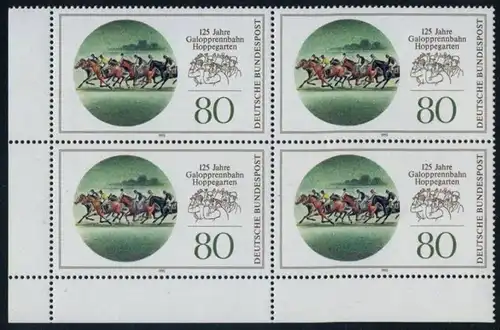 BUND 1993 Michel-Nummer 1677 postfrisch BLOCK ECKRAND unten links
