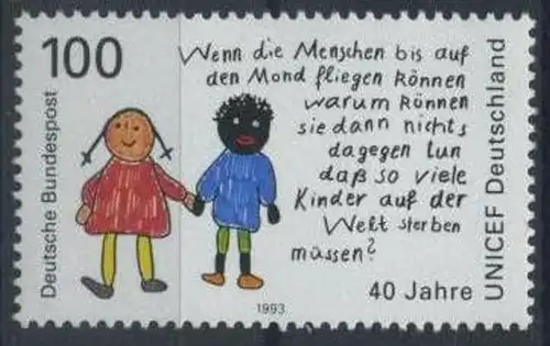 BUND 1993 Michel-Nummer 1682 postfrisch EINZELMARKE