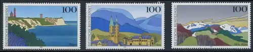 BUND 1993 Michel-Nummer 1684-1686 postfrisch SATZ(3) EINZELMARKEN