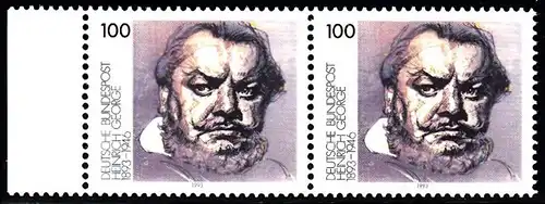 BUND 1993 Michel-Nummer 1689 postfrisch horiz.PAAR RAND links