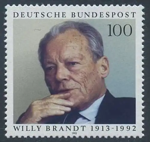 BUND 1993 Michel-Nummer 1706 postfrisch EINZELMARKE
