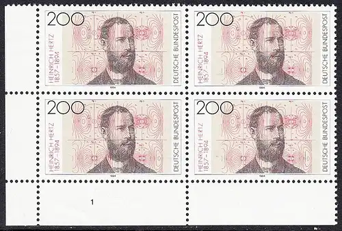 BUND 1994 Michel-Nummer 1710 postfrisch BLOCK ECKRAND unten links (FN)