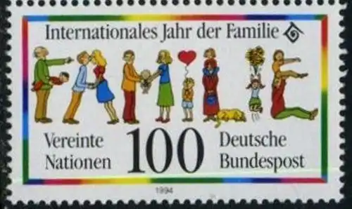 BUND 1994 Michel-Nummer 1711 postfrisch EINZELMARKE
