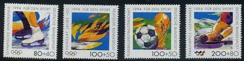 BUND 1994 Michel-Nummer 1717-1720 postfrisch SATZ(4) EINZELMARKEN