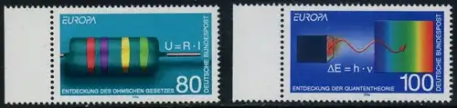 BUND 1994 Michel-Nummer 1732-1733 postfrisch SATZ(2) EINZELMARKEN RÄNDER links