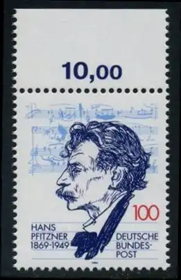 BUND 1994 Michel-Nummer 1736 postfrisch EINZELMARKE RAND oben (a)
