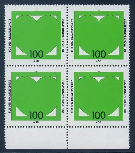 BUND 1994 Michel-Nummer 1737 postfrisch BLOCK RÄNDER unten