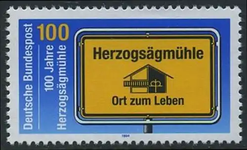 BUND 1994 Michel-Nummer 1740 postfrisch EINZELMARKE