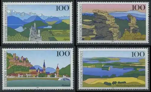 BUND 1994 Michel-Nummer 1742-1745 postfrisch SATZ(4) EINZELMARKEN
