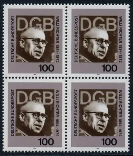 BUND 1994 Michel-Nummer 1753 postfrisch BLOCK