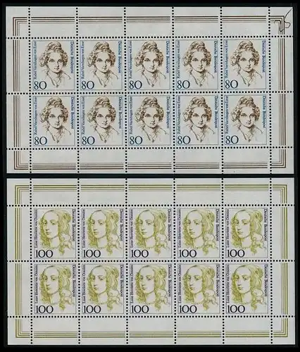 BUND 1994 Michel-Nummer 1755-1756 postfrisch SATZ(2) BÖGEN(je 10)