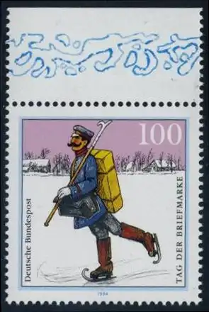 BUND 1994 Michel-Nummer 1764 postfrisch EINZELMARKE RAND oben (b)