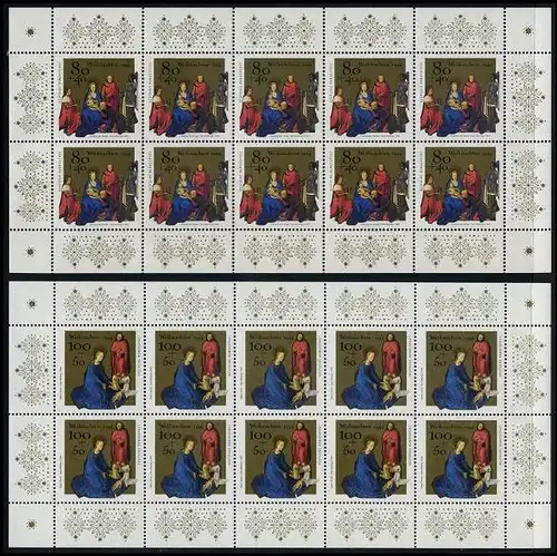 BUND 1994 Michel-Nummer 1770-1771 postfrisch SATZ(2) BÖGEN(je10)