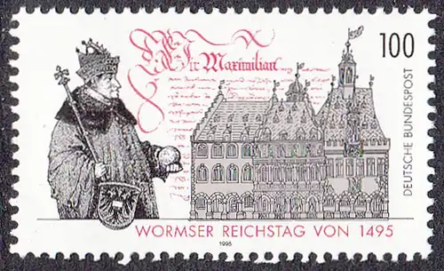 BUND 1995 Michel-Nummer 1773 postfrisch EINZELMARKE