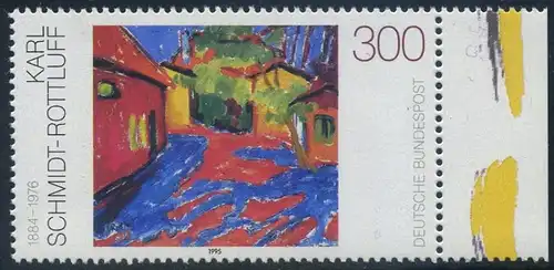 BUND 1995 Michel-Nummer 1776 postfrisch EINZELMARKE RAND rechts