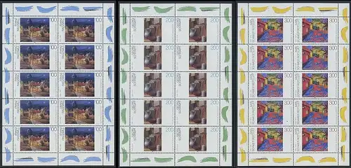BUND 1995 Michel-Nummer 1774-1776 postfrisch SATZ(3) BÖGEN(je 10)