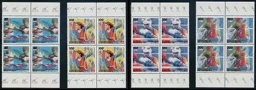 BUND 1995 Michel-Nummer 1777-1780 postfrisch SATZ(4) BLÖCKE RÄNDER oben/unten