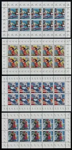 BUND 1995 Michel-Nummer 1777-1780 postfrisch SATZ(4) BÖGEN(je 10)