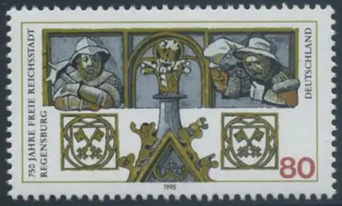 BUND 1995 Michel-Nummer 1786 postfrisch EINZELMARKE