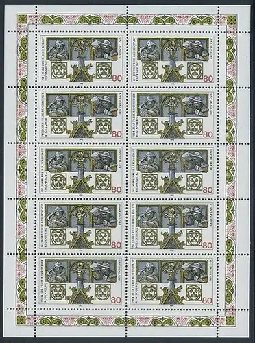 BUND 1995 Michel-Nummer 1786 postfrisch BOGEN(10)