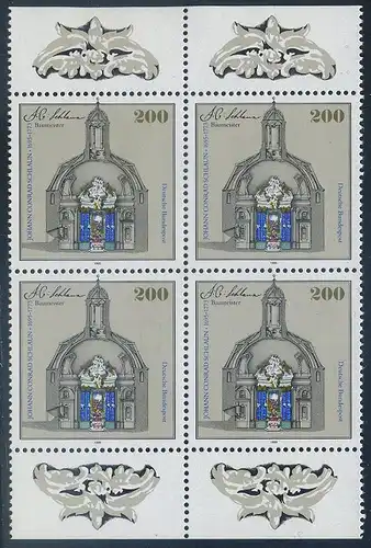 BUND 1995 Michel-Nummer 1787 postfrisch BLOCK RÄNDER oben/unten