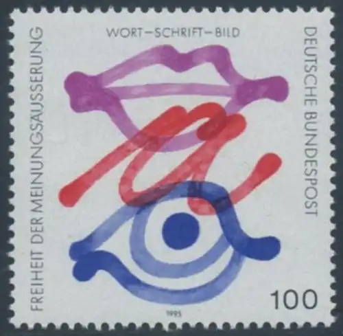 BUND 1995 Michel-Nummer 1789 postfrisch EINZELMARKE