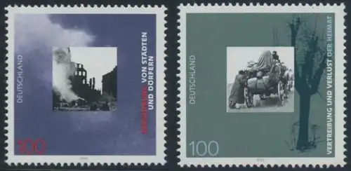 BUND 1995 Michel-Nummer 1794-1795 postfrisch SATZ(2) EINZELMARKEN