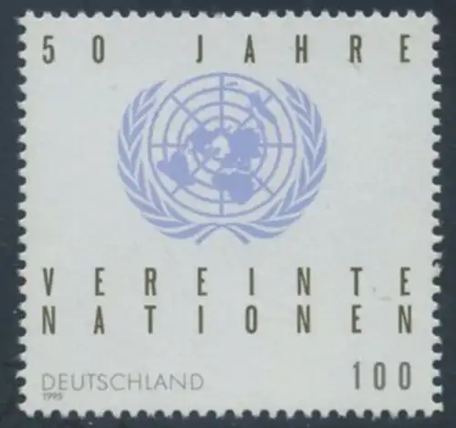 BUND 1995 Michel-Nummer 1804 postfrisch EINZELMARKE