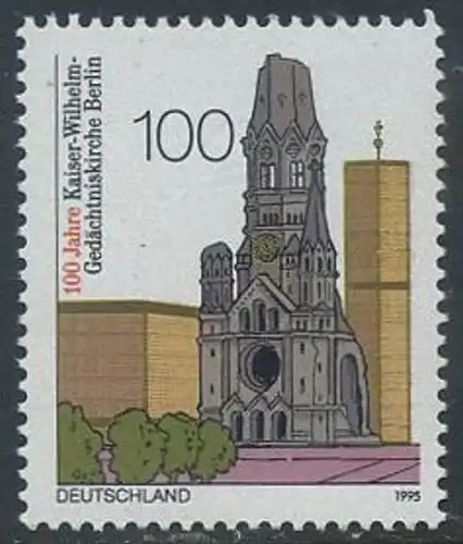 BUND 1995 Michel-Nummer 1812 postfrisch EINZELMARKE