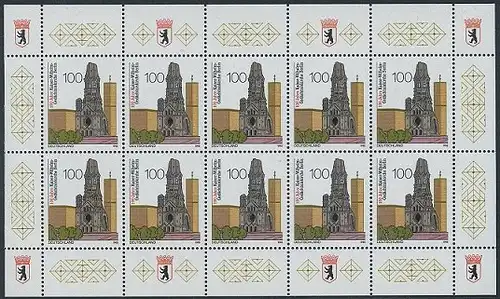 BUND 1995 Michel-Nummer 1812 postfrisch BOGEN(10)