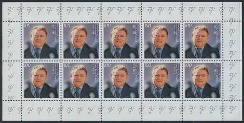 BUND 1995 Michel-Nummer 1818 postfrisch BOGEN(10)