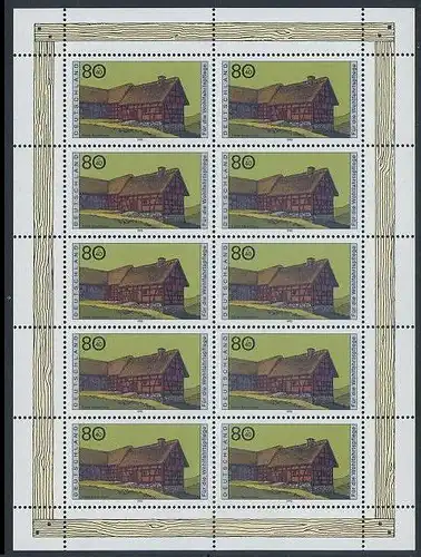 BUND 1995 Michel-Nummer 1819 postfrisch BOGEN(10)