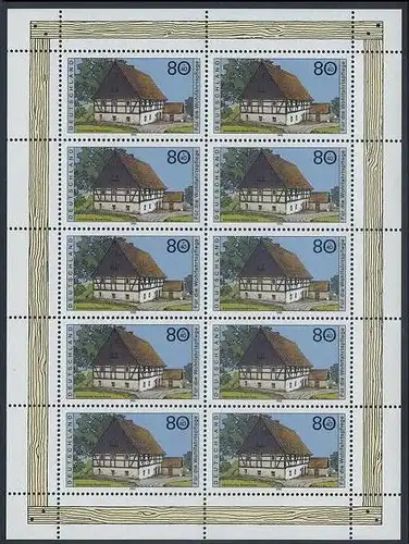 BUND 1995 Michel-Nummer 1820 postfrisch BOGEN(10)