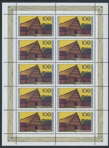BUND 1995 Michel-Nummer 1821 postfrisch BOGEN(10)