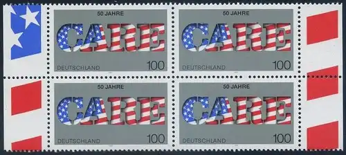 BUND 1995 Michel-Nummer 1829 postfrisch BLOCK RÄNDER rechts/links