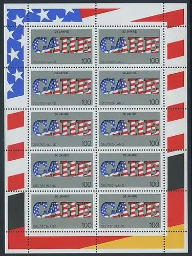 BUND 1995 Michel-Nummer 1829 postfrisch BOGEN(10)