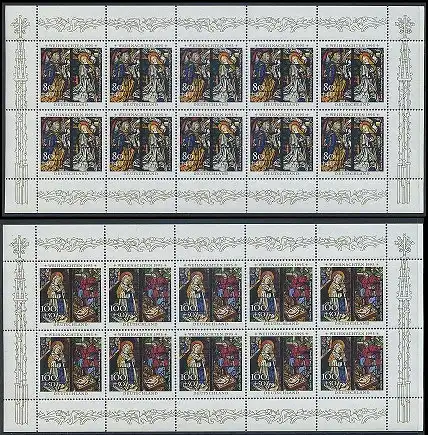 BUND 1995 Michel-Nummer 1831-1832 postfrisch SATZ(2) BÖGEN(je 10)