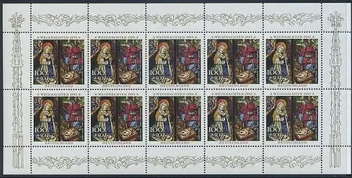 BUND 1995 Michel-Nummer 1832 postfrisch BOGEN(10)