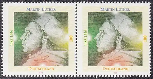 BUND 1996 Michel-Nummer 1841 postfrisch horiz.PAAR