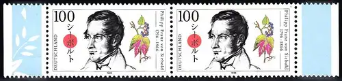 BUND 1996 Michel-Nummer 1842 postfrisch horiz.PAAR RÄNDER rechts/links (c)